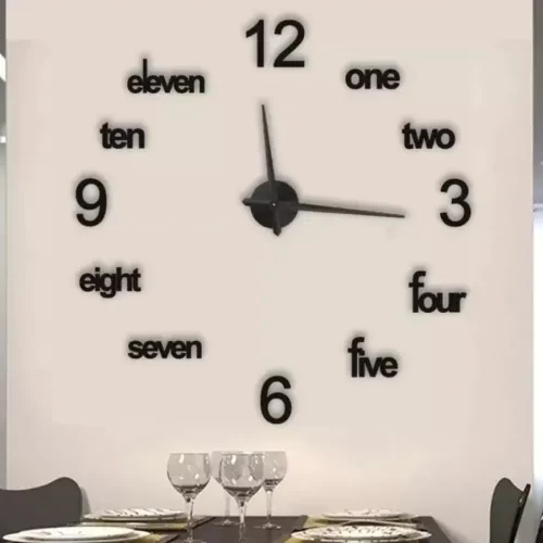 Modern Design 3D Wall Clock