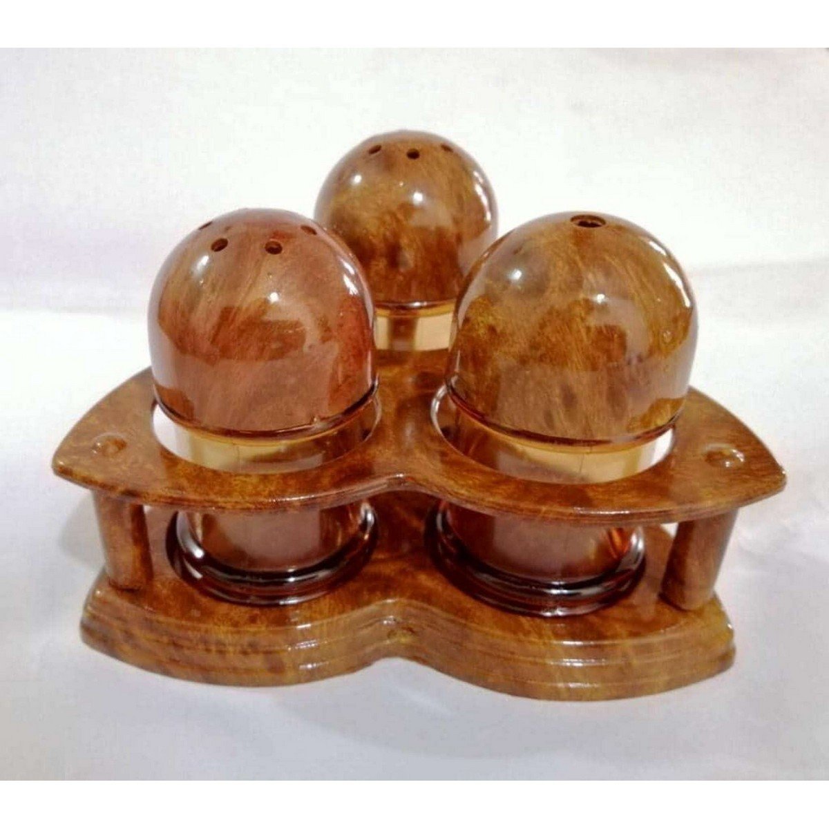 Wood Style – Salt Pot – Food Grade Material – Plastic