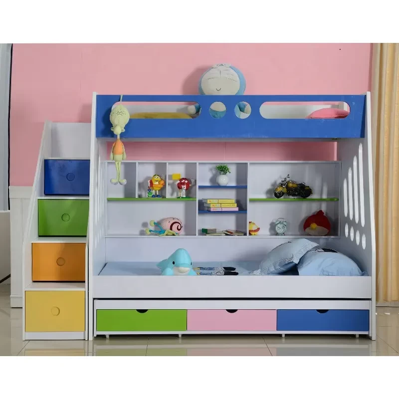 Multi Color Luxury Triple Bunker Bed