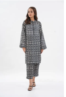 Maahru - Dress For Women - 2 PC Stitched Shirt & Trouser - Vanta Vogue