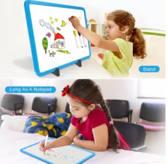 Black and White writing Board new (small size) with Free Magic Pen For Kids