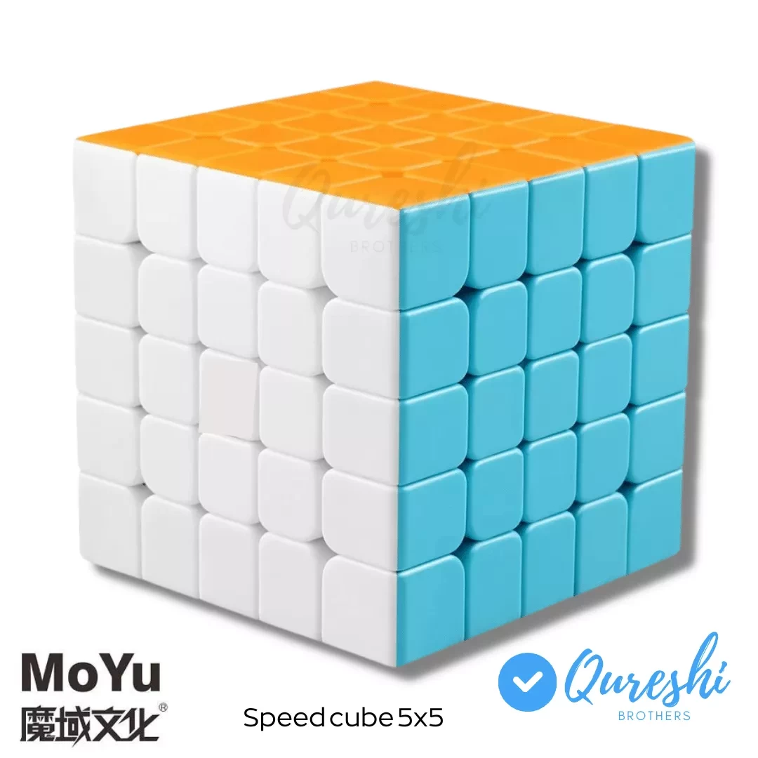 Moyu Meilong 5by5- Qiyi Rubiks Cube 5×5- Stickerless Magic Speed Cube 5x5x5