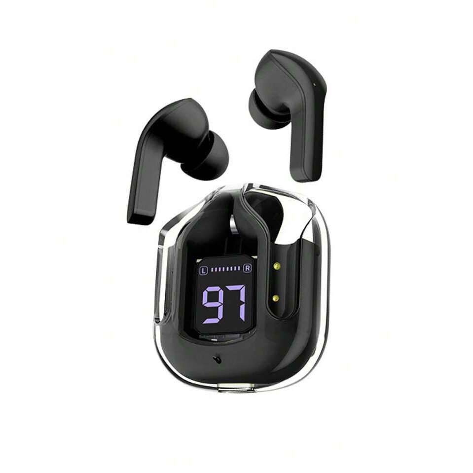 AIR 31 TWS TRANSPARENT EARBUDS BLUETOOTH 5.3V Black