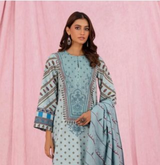 Sapphire Women Stitched - 3 Piece - Embroidered Suit - Dress for Girls