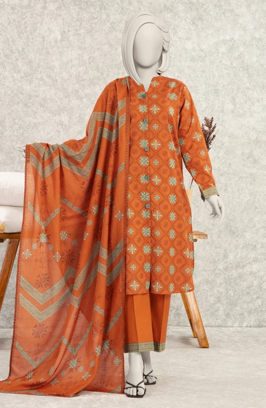 SUMMER'25 PRINTED LAWN 3PCS UNSTITCHED