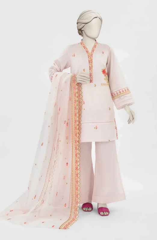 FESTIVE'25 EMBROIDERED CAMBRIC 3PCS STITCHED