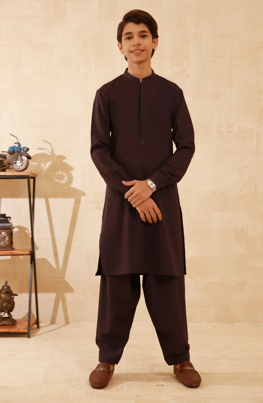SUMMER'25 TEENS CASUAL KAMEEZ SHALWAR PURPLE