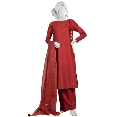 Junaid Jamshed 3 Piece Jacquard Women Unstitched Suit Winter Collection '22