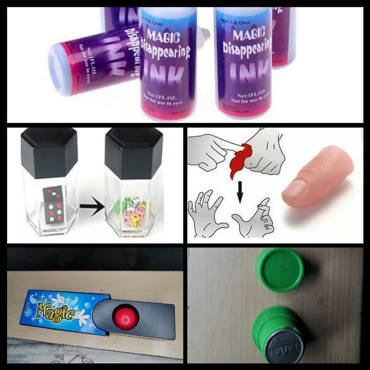 Pack of 5 magic tricks Magic Trick Kid Toys Magical Hidden Coin Case For Children Magic Tricks for Kids – Easy Magic Toys Tricks