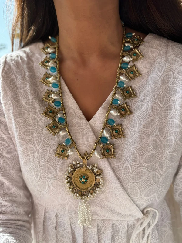 Long Afghani Mala and Choker Set