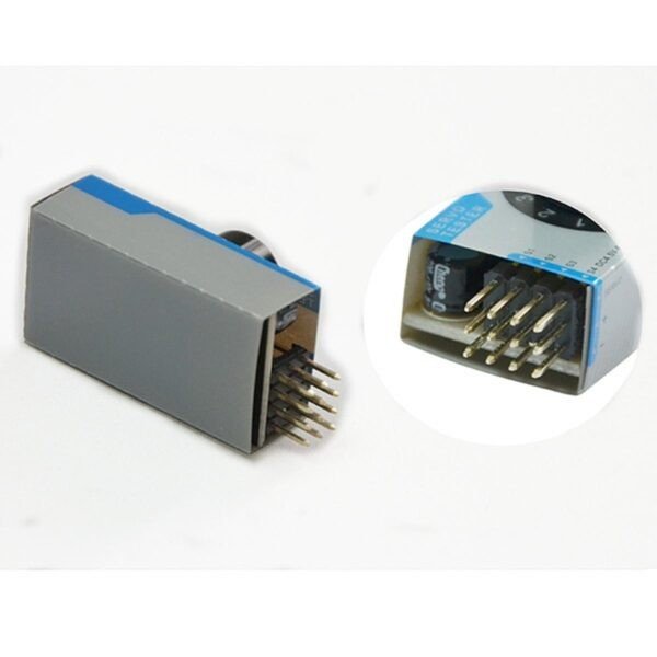 New High Precision Servo / ESC Tester for RC Model – White + Blue