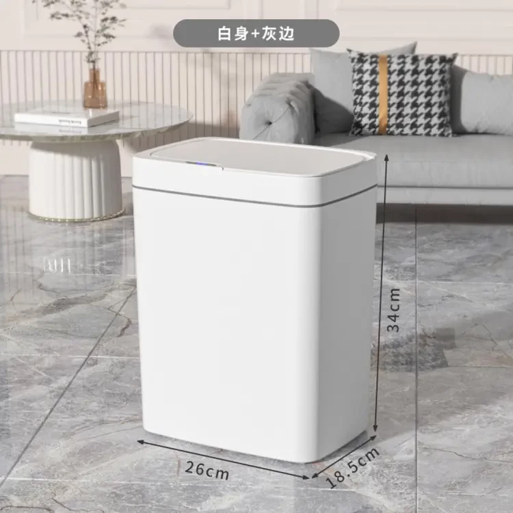 Smart Electric Sensor Bin 15L 18L Automatic Trash Can Smart Trash Bin for Kitchen Bathroom