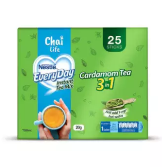 Nestle Everyday 3in1 Cardamom Chai Mix 20g x 25 Sticks