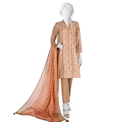 Junaid Jamshed Lawn 3 Piece Unstitched Suit for Women JLAWN-S-23-354 Majestic