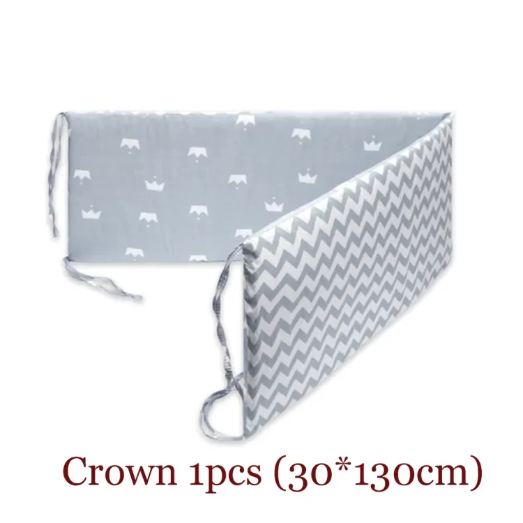 Removable Washable Cartoon Printing Baby Safety Crib Bed Fence Dimensions:130*30cm