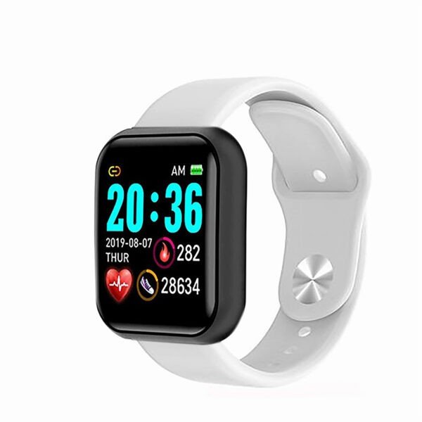 D20 Fitness Bracelet Blood Pressure Bluetooth Heart Rate Monitor (GREY)