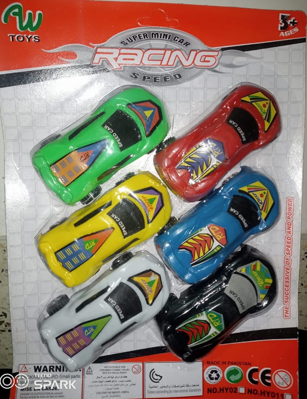 pack of 6 mini toy car