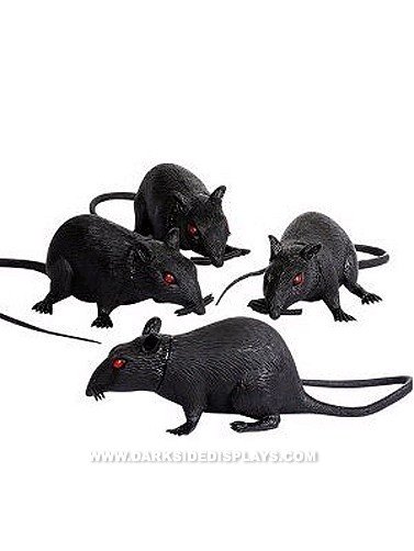 Pack of 2 – Rubber Rat – Rubber Mouse – Rubber Chooha – High Quality