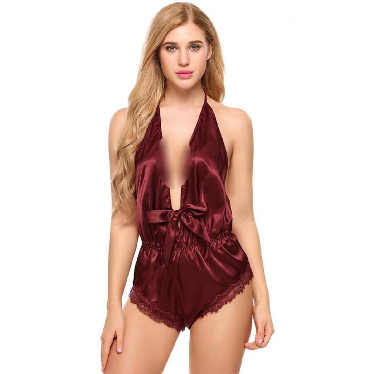 Pure Satin Silk Honeymoon Nighty for Women’s