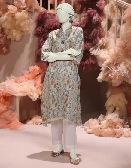 MULTICOLOR CAMBRIC PRINTED UNSTITCHED 1PC