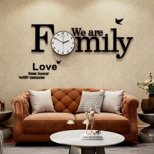New Style 3D Wooden Wall Clock, Wall Art, Home Decoration Item