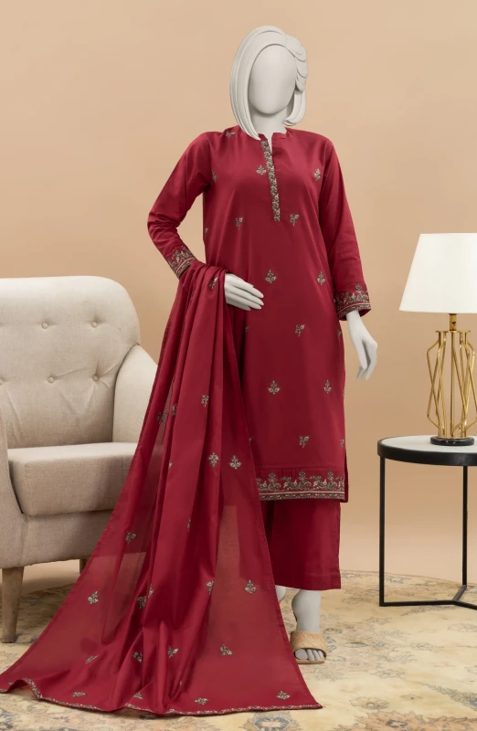 WINTER'24 EMBROIDERED WOMEN STITCHED 3PC SUIT