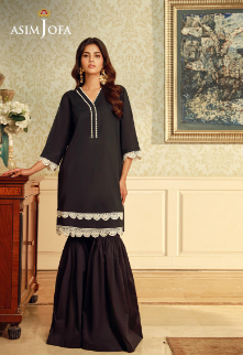 Asim Jofa Stitched Cambric 1 Piece Shirt For Women and Girls , code: AJFV-01-S