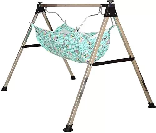 High Quality Baby Cradle Full Folding – Ghodiya (Reliable and Strong Metal Rod)