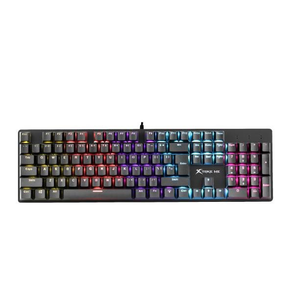 XTRIKE ME GK-803 EN 104 MECHANICAL KEYS GAMING KEYBOARD BLACK