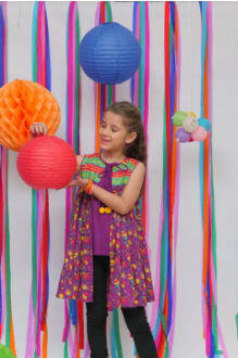 KAK-01942 | Purple & Multicolor | Cotton Lawn Print | Casual 2 Piece Suit