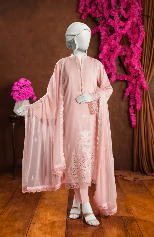 NEW..EMBROIDERED 3PCS UNSTITCHED