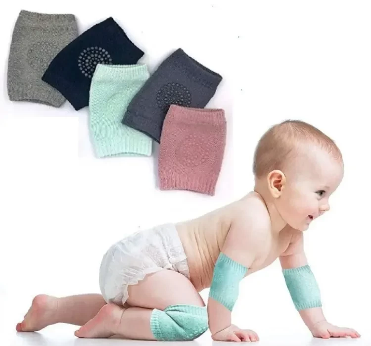 Baby knee Pads Pair for crawling Anti Slip Unisex Baby Knee Protectors Knee Pads Safety Protector Unisex Infant Toddler