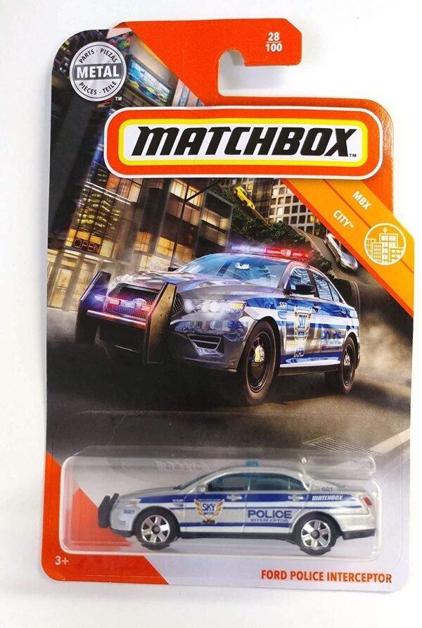 Matchbox Ford Police Interceptor – 1/64 Scale Diecast