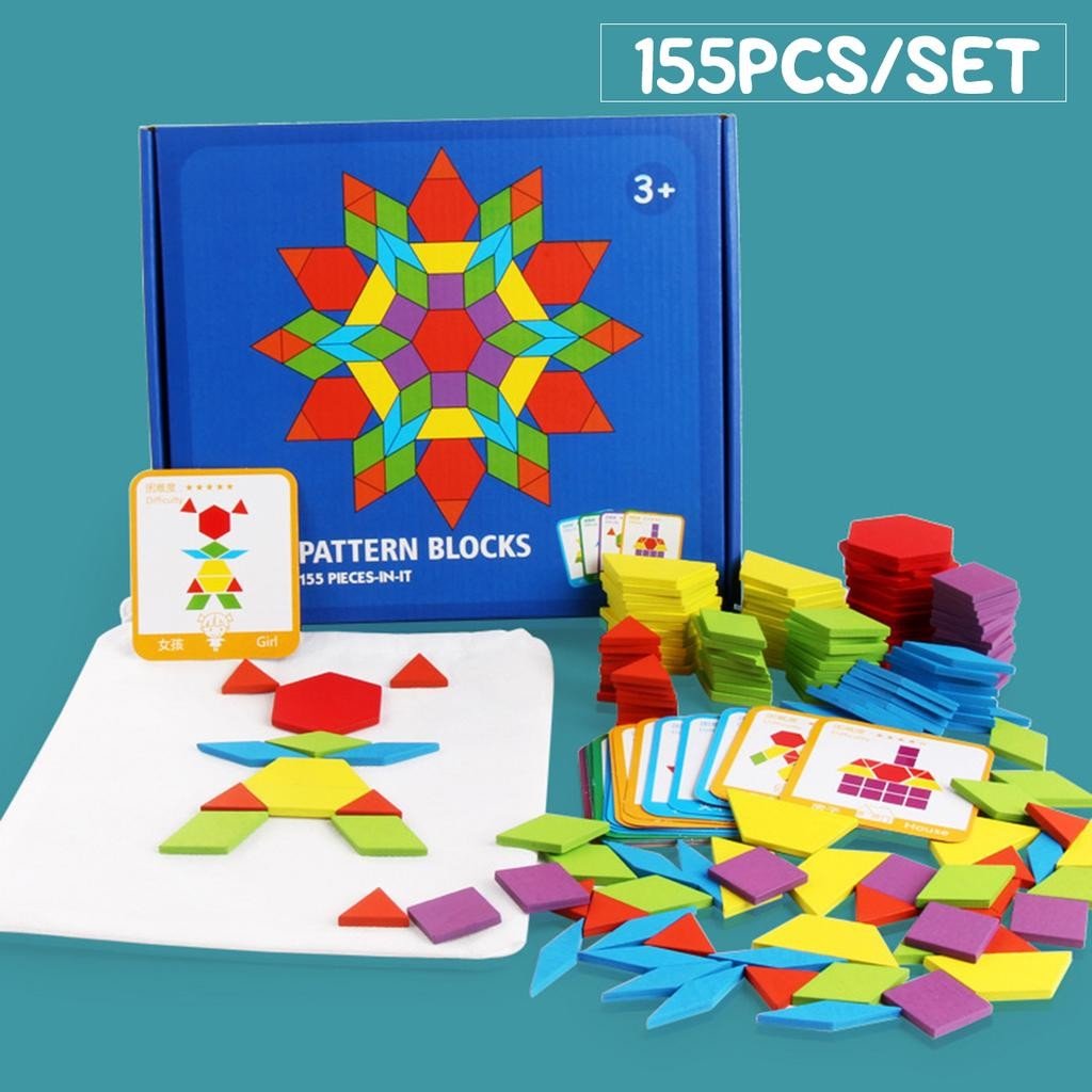 Wooden Jigsaw Puzzle Creative shape Puzzle Games Brain Training Educational Toys