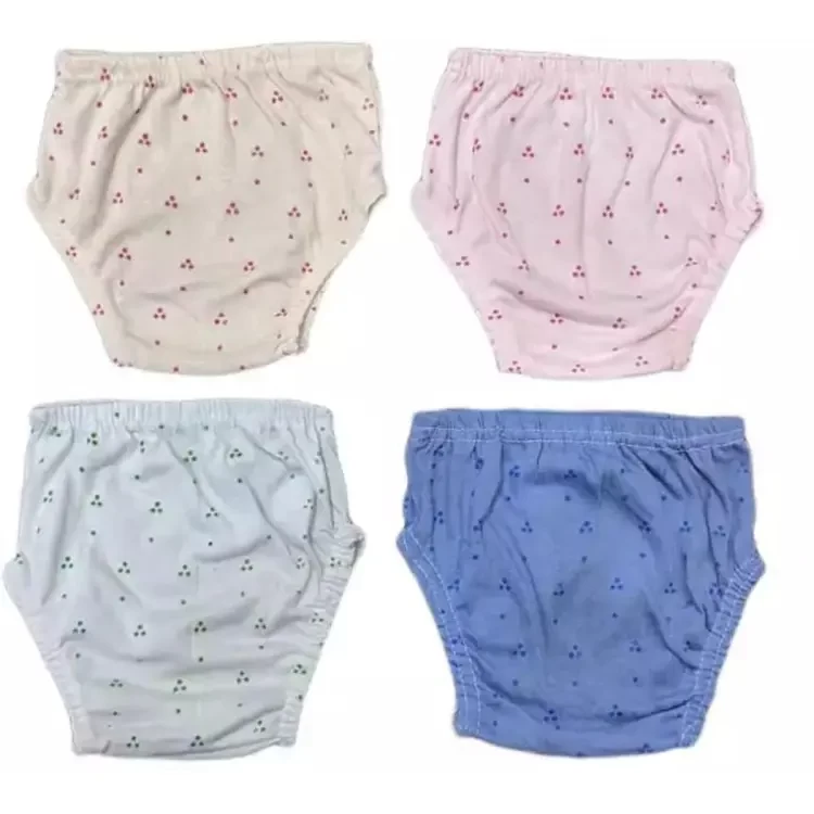 Pack of 12 – Diaper Cover Panties with Elastic Waist & Leg new born baby Panties Napkin Underwear Kids Panty and underwear