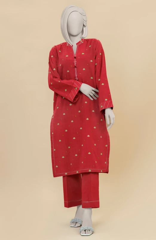 WINTER'24 ZARI JACQUARD WOMEN STITCHED 2PC SUIT